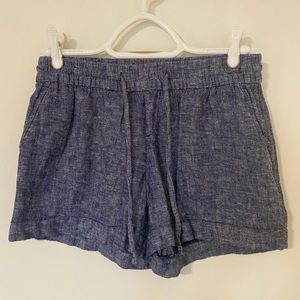 NWOT Old Navy blue linen shorts